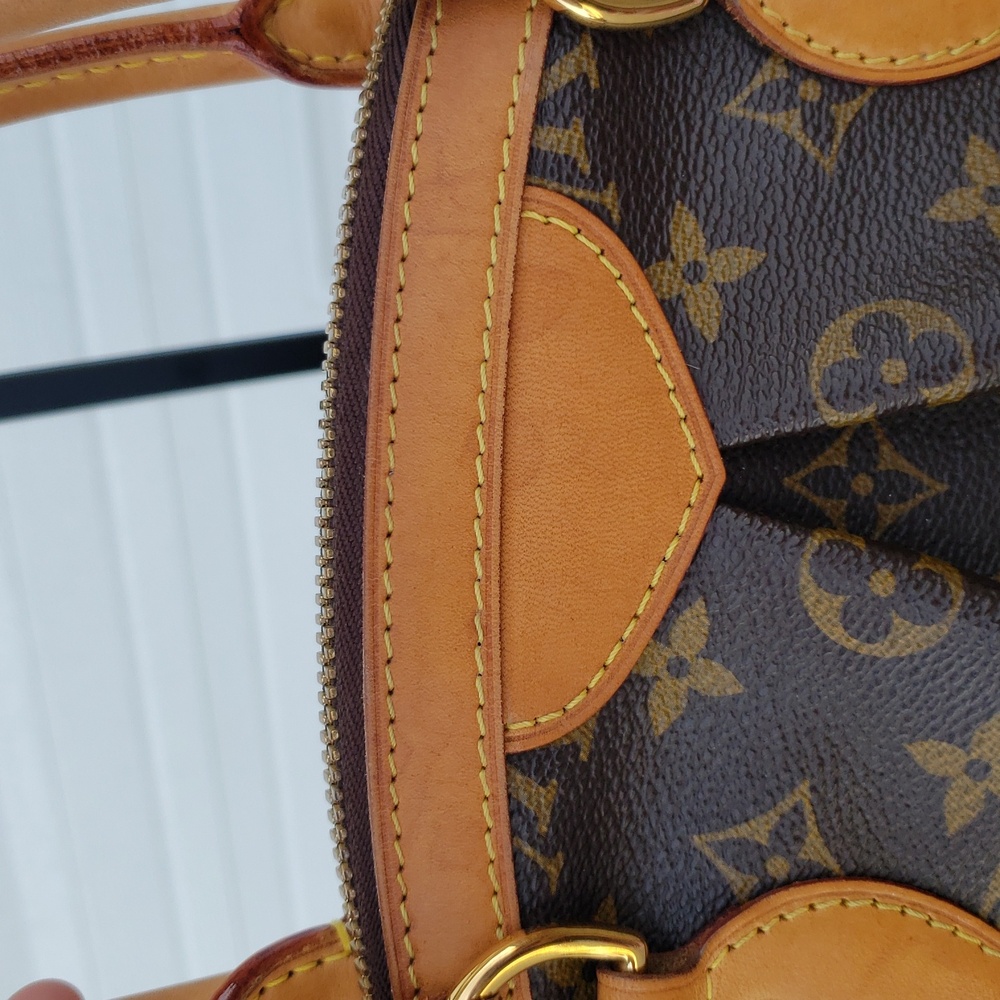 Louis Vuitton Womens Tivoli PM Monogram Satchel Bag Luxury Classic - Picture 6 of 17